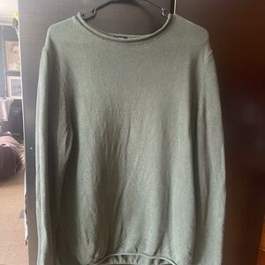 H&M Men's Forest Green Crewneck Sweater